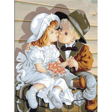 Load image into Gallery viewer, Little Girl And Little Boy DIY Diamond Painting