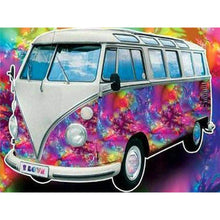 Load image into Gallery viewer, Multicolored Bus DIY Diamond Painting