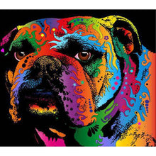 Load image into Gallery viewer, Multicolored Dog DIY Diamond Painting