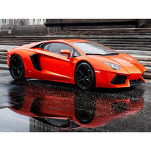 Load image into Gallery viewer, Orange Car DIY Diamond Painting