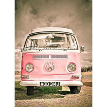 Load image into Gallery viewer, Pink Volkswagen Bus DIY Diamond Painting