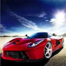 Load image into Gallery viewer, Red Car And Blue Sky DIY Diamond Painting