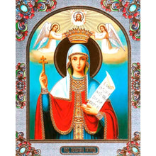 Load image into Gallery viewer, Saint Mary And Angels DIY Diamond Painting