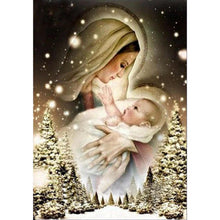 Load image into Gallery viewer, Saint Mary In Winter DIY Diamond Painting