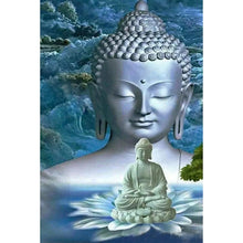 Load image into Gallery viewer, Silver Buddha DIY Diamond Painting