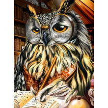 Load image into Gallery viewer, Smart Owl DIY Diamond Painting