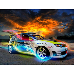 Subaru Sport Car DIY Diamond Painting