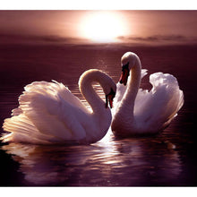 Load image into Gallery viewer, Swans In The Evening DIY Diamond Painting
