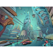 Load image into Gallery viewer, Underwater Fantastic City DIY Diamond Painting