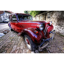 Load image into Gallery viewer, Vintage Red Car DIY Diamond Painting
