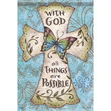 Load image into Gallery viewer, With God All Things Are Possible DIY Diamond Painting