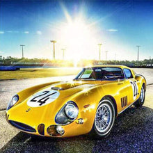 Load image into Gallery viewer, Yellow Car Number 24 DIY Diamond Painting