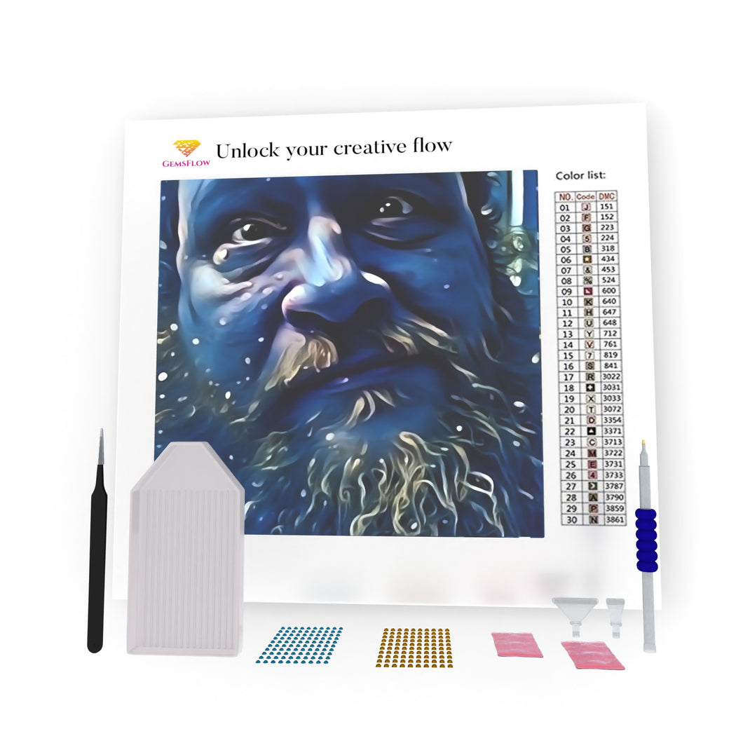 Abstract Mans Face DIY Diamond Painting
