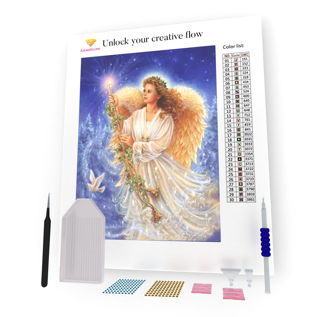 Angel With A Candle DIY Diamond Painting