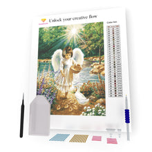 Load image into Gallery viewer, Angel With Ducks DIY Diamond Painting