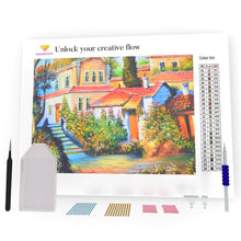 Load image into Gallery viewer, Beautiful Houses In A Cozy Quarter DIY Diamond Painting