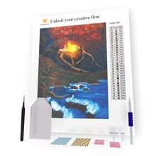 Load image into Gallery viewer, Beautiful Volcanic Landscape DIY Diamond Painting
