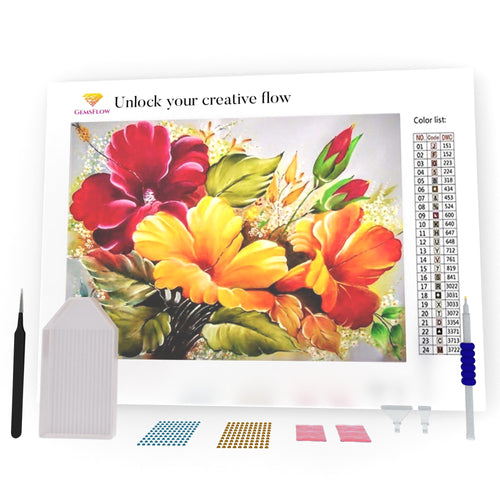 Bright Bouquet Of Flowers DIY Diamond Painting