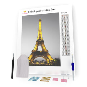 Bright Eiffel Tower DIY Diamond Painting