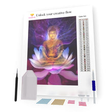 Load image into Gallery viewer, Buddha In Lotus DIY Diamond Painting
