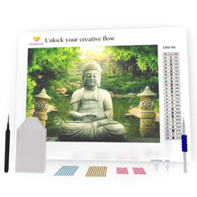 Load image into Gallery viewer, Buddha In The Jungle DIY Diamond Painting