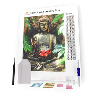 Buddha With A Glass Ball DIY Diamond Painting