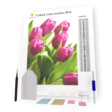 Load image into Gallery viewer, Bunch Of Flowers DIY Diamond Painting