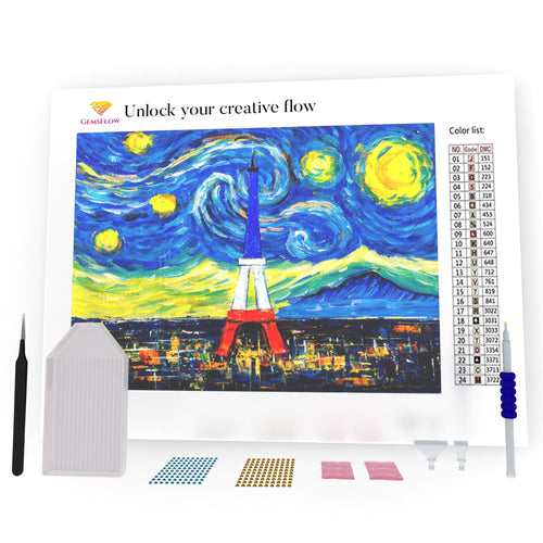 City Skyline Of Paris DIY Diamond Painting