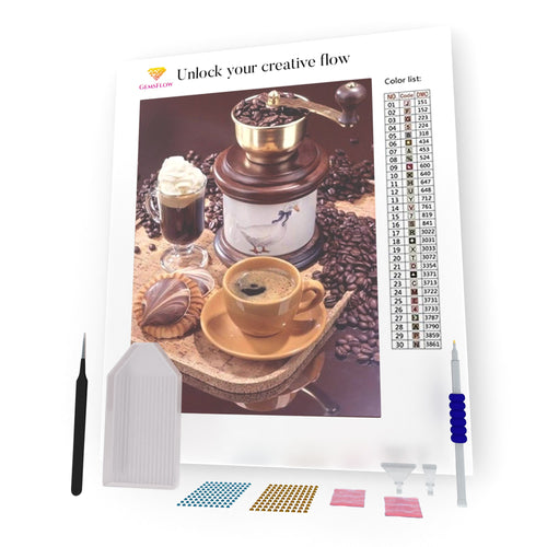 Coffee And A Cupcake DIY Diamond Painting