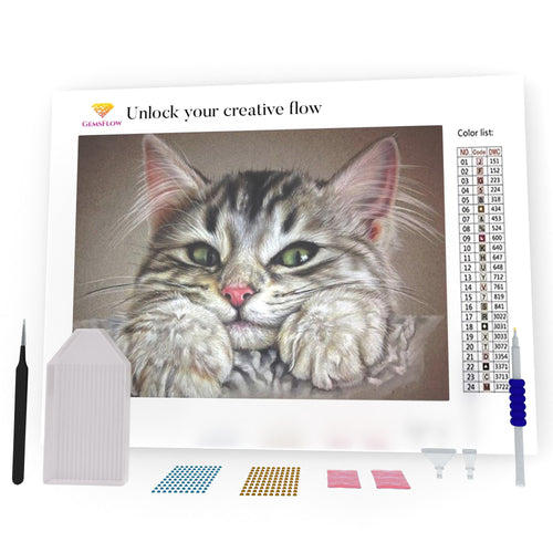 Cute Kitten DIY Diamond Painting