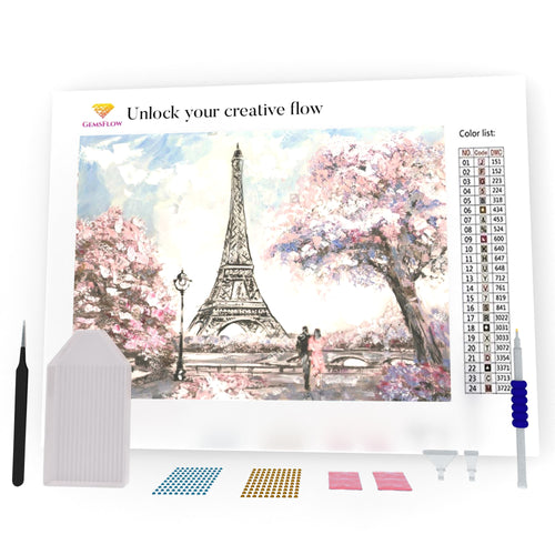 Eiffel Tower Art DIY Diamond Painting