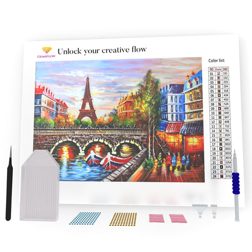 Eiffel Tower City DIY Diamond Painting