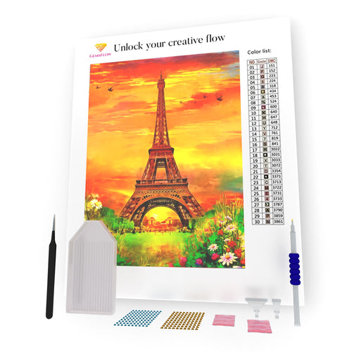 Eiffel Tower In Paris DIY Diamond Painting