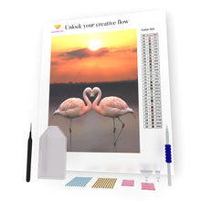 Load image into Gallery viewer, Flamingos DIY Diamond Painting
