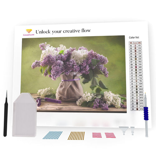 Flowers In The Bag DIY Diamond Painting