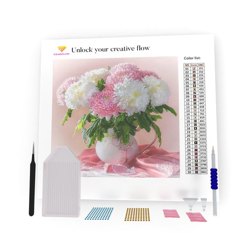 Flowers In The Vase DIY Diamond Painting