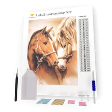 Load image into Gallery viewer, Horse Couple DIY Diamond Painting