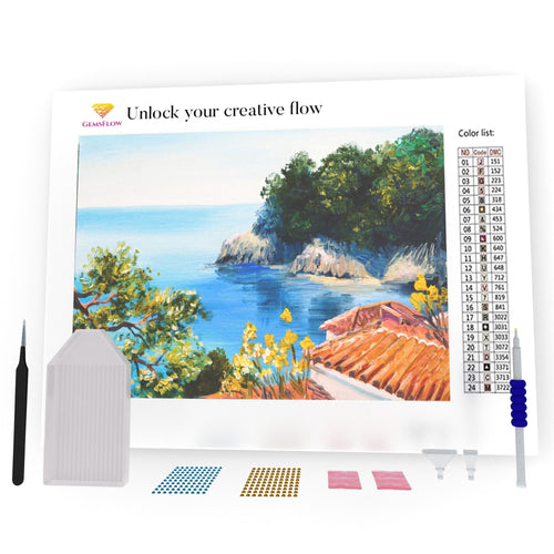 House Near The Sea DIY Diamond Painting
