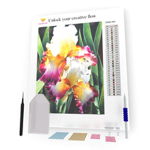 Load image into Gallery viewer, Iris Flowers DIY Diamond Painting