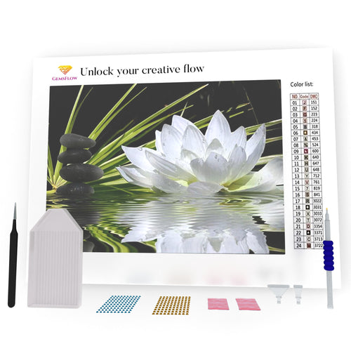 Lotus On The Water DIY Diamond Painting