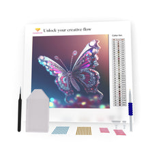 Load image into Gallery viewer, Magical Crystal Butterfly DIY Diamond Painting