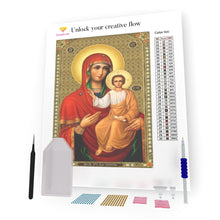 Load image into Gallery viewer, Mary And Jesus DIY Diamond Painting