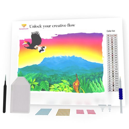 Mount Kinabalu, Sabah DIY Diamond Painting