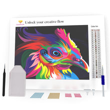Load image into Gallery viewer, Multicolored Bird DIY Diamond Painting