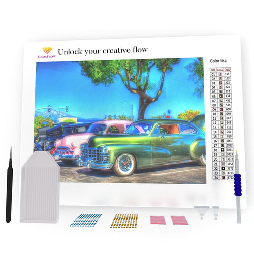 Old Cars DIY Diamond Painting