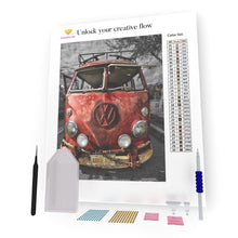 Load image into Gallery viewer, Old Volkswagen Bus DIY Diamond Painting