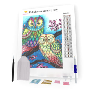 Owls Art DIY Diamond Painting