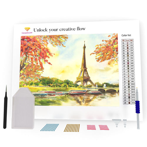Paris European City Landscape DIY Diamond Painting