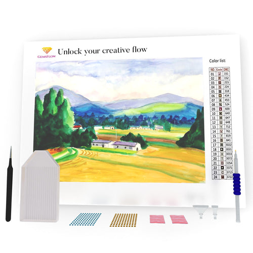 Peaceful Village DIY Diamond Painting