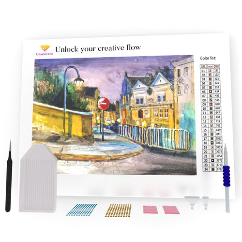 Prague Czech Landscape DIY Diamond Painting